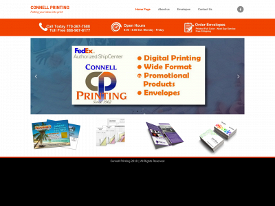 connellprinting.com snapshot