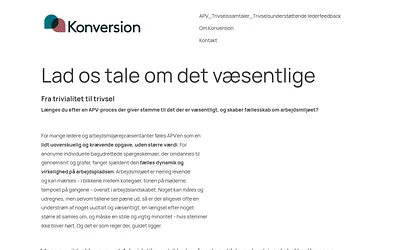 konversion.dk snapshot