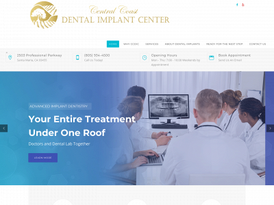 centralcoastdentalimplants.com snapshot
