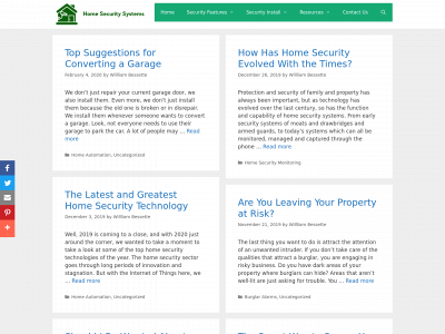 homesecuritysystemsite.com snapshot
