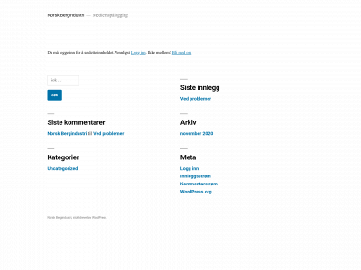 norskbergindustri.com snapshot
