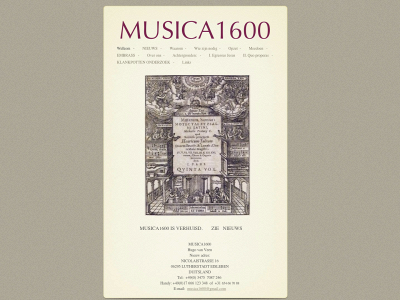 musica1600.nl snapshot