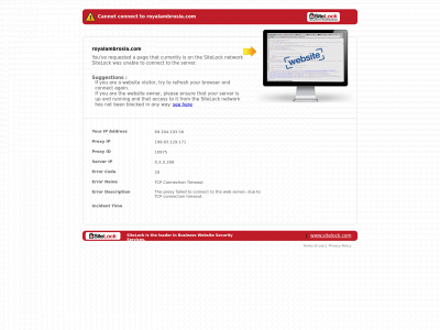 royalambrosia.com snapshot