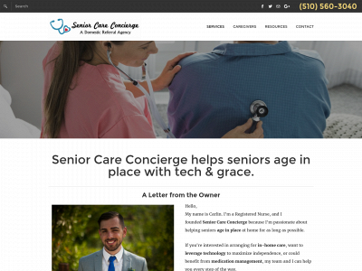 www.seniorcareconcierge.net snapshot
