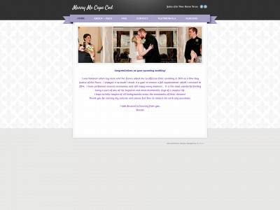 marrymecapecod.com snapshot