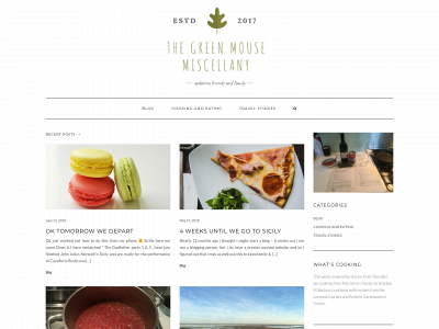thegreenmousemiscellany.com snapshot