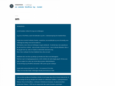 weberweb.dk snapshot