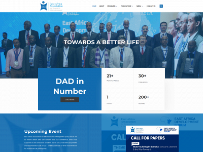 eastafricas.org snapshot