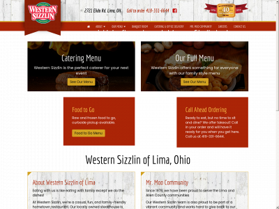 westernsizzlinoflima.com snapshot