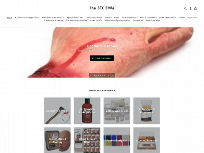 thesfxstore.com snapshot