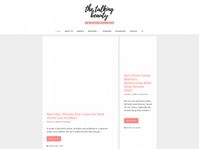 thetalkingbeauty.com snapshot
