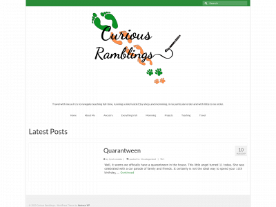 curiousramblings.com snapshot