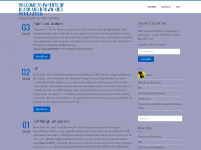 autisminblack-brownkids.com snapshot