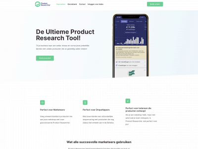 productresearcher.nl snapshot