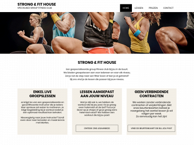 strongandfithouse.be snapshot