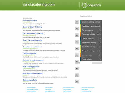 carolacatering.com snapshot