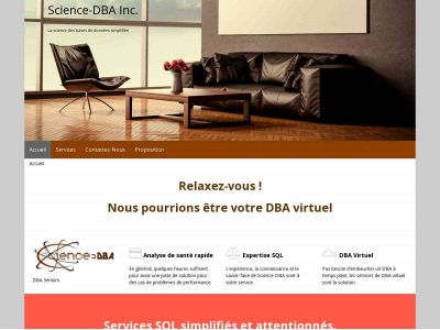 science-dba.com snapshot