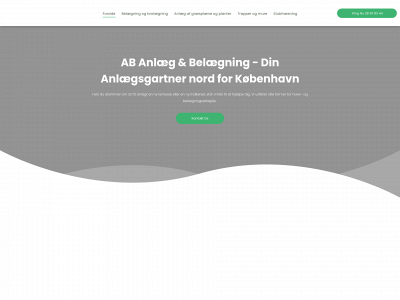 abanlæg.dk snapshot
