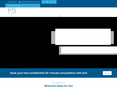 kimbradybusinesscoaching.com snapshot