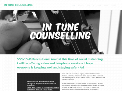 www.intunecounselling.com snapshot