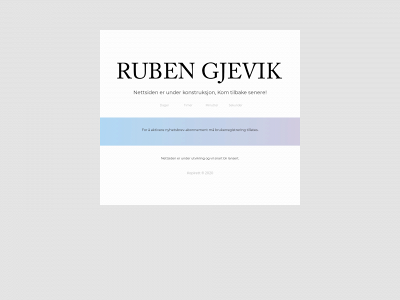 rubengjevik.no snapshot