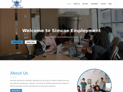 simcoeemployment.com snapshot