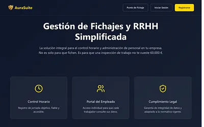 aurasuite.es snapshot