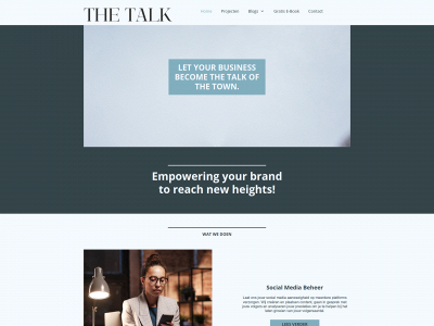 thetalkmarketing.be snapshot