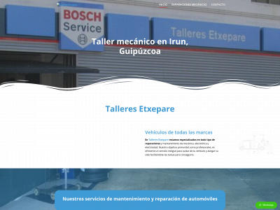 www.talleresetxepare.es snapshot