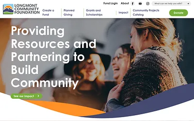 longmontfoundation.org snapshot
