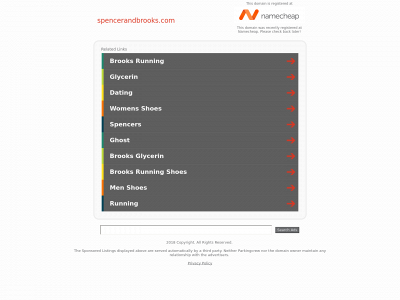 spencerandbrooks.com snapshot