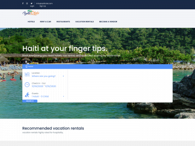 ayitiotel.com snapshot
