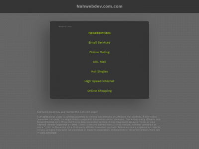 nahwebdev.com.com snapshot