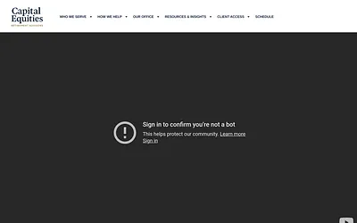 capitalequitiesadvisors.com snapshot