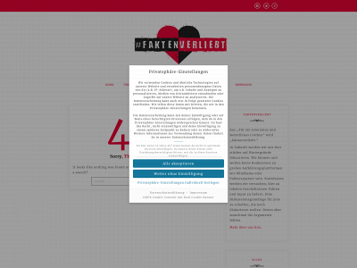 faktenverliebt.de snapshot