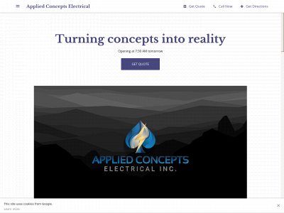 appliedconceptselectrical.com snapshot