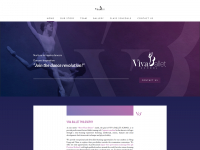 www.vivaballethk.com snapshot