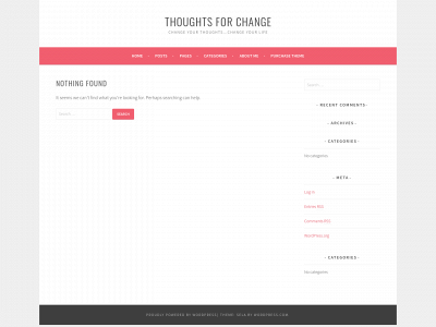 thoughtsforchange.com snapshot