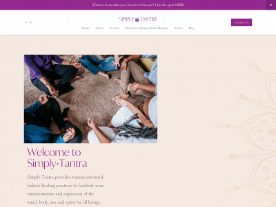 simply-tantra.com snapshot