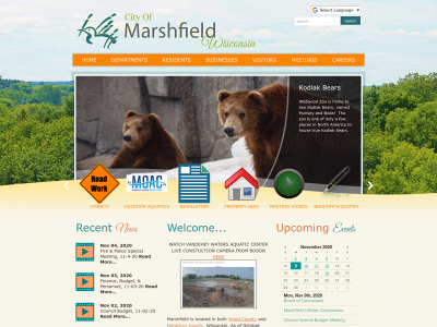 ci.marshfield.wi.us snapshot