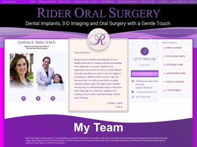 rideroralsurgery.com snapshot