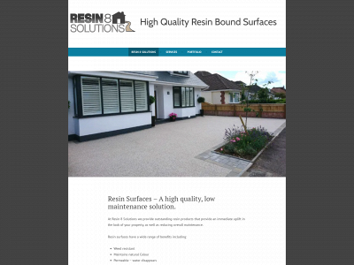 resin8solutions.co.uk snapshot