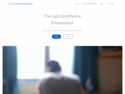 thelazyunorthodoxentrepreneur.com snapshot