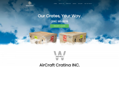 aircraftcratinginc.com snapshot