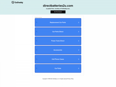 directbatteries2u.com snapshot