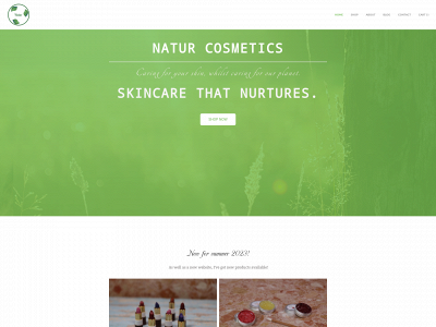 www.naturcosmetics.co.uk snapshot
