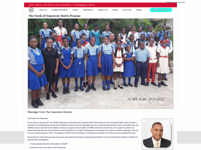 agape-haiti.org snapshot