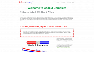 code3complete.com snapshot