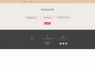 snusfri.dk snapshot