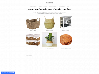www.articulosdemimbre.com snapshot